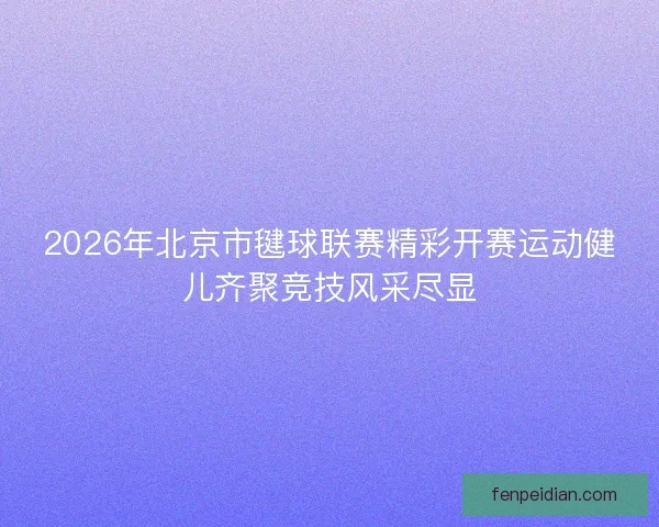 2026年北京市毽球联赛精彩开赛运动健儿齐聚竞技风采尽显